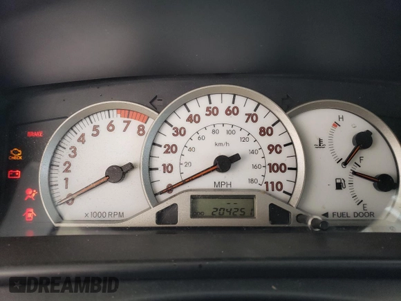 2007 Toyota Corolla CE with VIN 1NXBR32E67Z769044, listed as a Copart auction lot 61938625 with 204,251 mi miles and Salvage title. Bid and sale history available at DreamBid. Image 9.