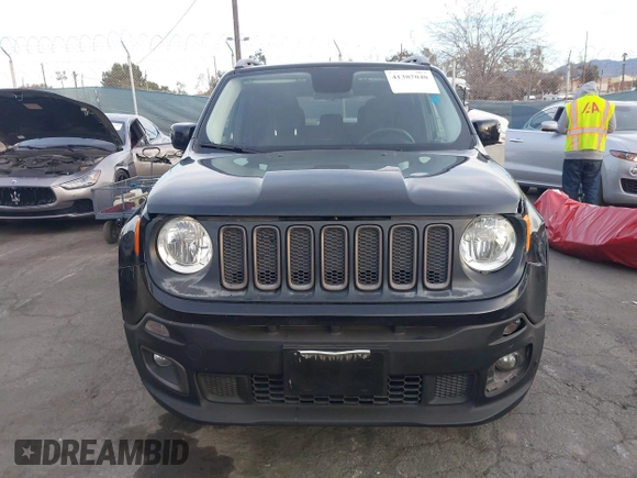 2016 Jeep Renegade Latitude with VIN ZACCJABT6GPC60155, listed as a IAAI auction lot 41387040 with 127,106 mi miles and . Bid and sale history available at DreamBid. Image 12.