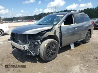 2018 Nissan Pathfinder SV with VIN 5N1DR2MN6JC622252, listed as a Copart auction lot 60761295 with 54,290 mi miles and Salvage title. Bid and sale history available at DreamBid. Image 1.