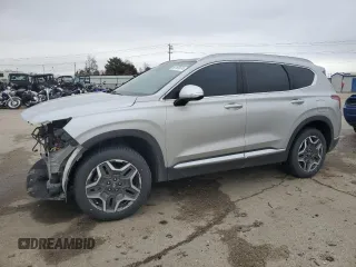2022 Hyundai Santa Fe Hybrid Limited with VIN KM8S5DA13NU042683, listed as a Copart auction lot 80165674 with 51,969 mi miles and Salvage Title. Bid and sale history available at carsss.com. Image 1.