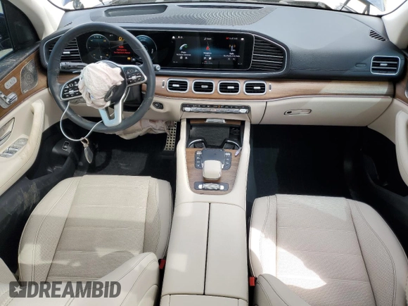 2022 Mercedes-Benz GLS 450 with VIN 4JGFF5KE2NA805414, listed as a Copart auction lot 50157484 with 18,903 mi miles and Salvage Title. Bid and sale history available at DreamBid. Image 8.