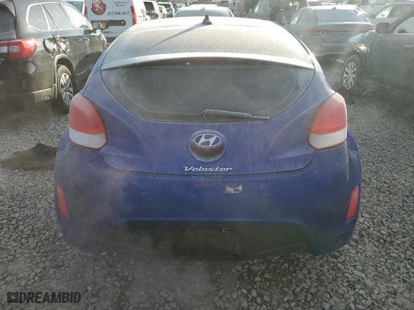 2012 Hyundai Veloster w/Gray Int with VIN KMHTC6AD0CU070440, listed as a Copart auction lot 46064545 with 219,449 mi miles and Salvage Title. Bid and sale history available at carsss.com. Image 6.