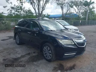 2016 Acura MDX w/Tech with VIN 5FRYD3H44GB021119, listed as a IAAI auction lot 41946691 with 179,222 mi miles. Bid and sale history available at carsss.com. Image 1.