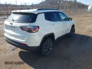 2021 Jeep Compass 80th Anniversary with VIN 3C4NJDEB5MT584554, listed as a IAAI auction lot 41705784 with 56,213 mi miles and . Bid and sale history available at DreamBid. Image 4.