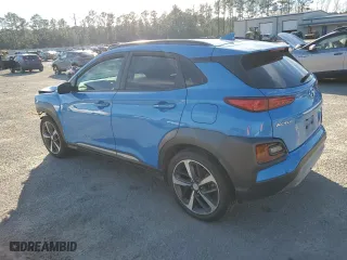 2019 Hyundai Kona Ultimate with VIN KM8K53A56KU274039, listed as a Copart auction lot 46414415 with 103,425 mi miles and Salvage Title. Bid and sale history available at carsss.com. Image 2.