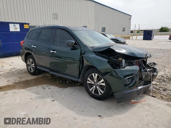 2018 Nissan Pathfinder SL with VIN 5N1DR2MN3JC606400, listed as a Copart auction lot 57350325 with 114,167 mi miles and Salvage title. Bid and sale history available at DreamBid. Image 4.
