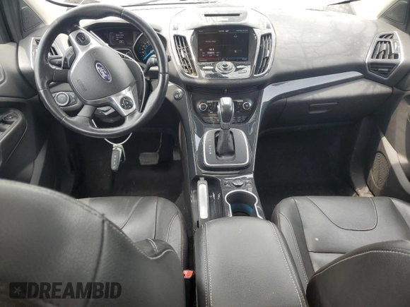 2013 Ford Escape Titanium with VIN 1FMCU9J9XDUB88989, listed as a Copart auction lot 64994445 with 192,833 mi miles and Salvage title. Bid and sale history available at DreamBid. Image 8.