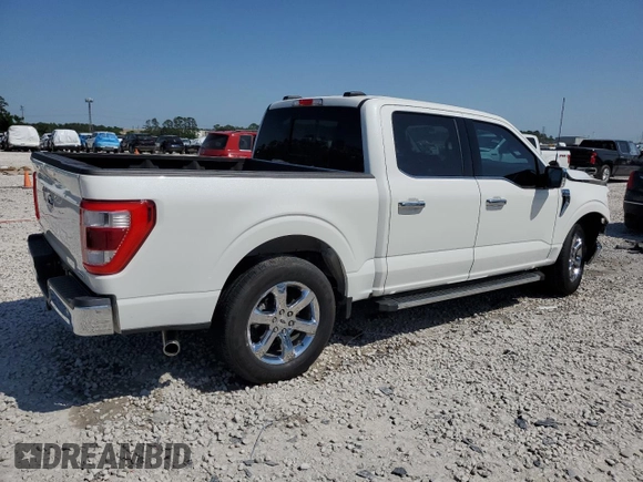 2023 Ford F-150 XL with VIN 1FTEW1CP5PFD17461, listed as a Copart auction lot 51911735 with 27,427 mi miles and Salvage Title. Bid and sale history available at carsss.com. Image 3.