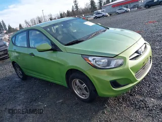 2012 Hyundai Accent GS with VIN KMHCT5AE9CU021238, listed as a IAAI auction lot 41762650 with 166,287 mi miles. Bid and sale history available at carsss.com. Image 1.
