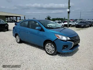 2022 Mitsubishi Mirage G4 SE with VIN ML32FVFJ3NHF07865, listed as a Copart auction lot 75621764 with 20,317 mi miles and Salvage Title. Bid and sale history available at carsss.com. Image 13.