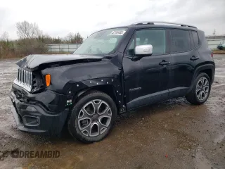 2015 Jeep Renegade Limited with VIN ZACCJADT1FPB46446, listed as a Copart auction lot 52746485 with 93,378 mi miles and Salvage Title. Bid and sale history available at DreamBid. Image 1.