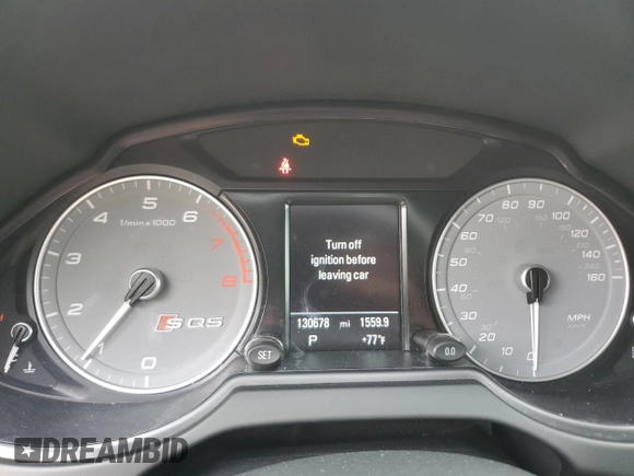 2016 Audi SQ5 Premium Plus with VIN WA1CCAFP1GA051522, listed as a Copart auction lot 70434594 with 130,678 mi miles and Salvage Title. Bid and sale history available at carsss.com. Image 9.