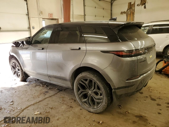 2023 Land Rover Range Rover Evoque Dynamic SE with VIN SALZL2FX5PH221595, listed as a Copart auction lot 83631724 with 21,284 mi miles and Salvage Title. Bid and sale history available at carsss.com. Image 2.