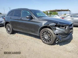 2021 Mercedes-Benz GLC 300 with VIN W1N0G8EB8MF872703, listed as a Copart auction lot 60322035 with 56,609 mi miles and Salvage title. Bid and sale history available at DreamBid. Image 4.