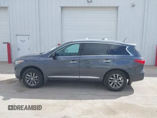 2013 Infiniti JX35 z VIN 5N1AL0MM2DC348245, wystawiony jako IAAI lot #41985096 z przebiegiem 130 127 mil mil oraz . Historia ofert i sprzedaży dostępna na DreamBid. Obrazek 14.