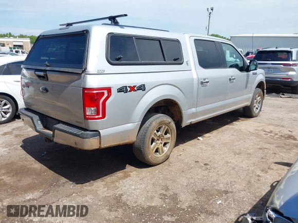 2016 Ford F-150 XLT with VIN 1FTEW1EFXGKF66611, listed as a IAAI auction lot 42113054 with 161,020 mi miles and . Bid and sale history available at DreamBid. Image 4.