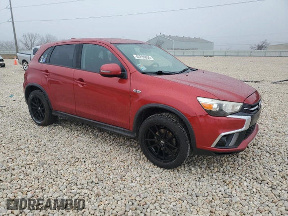 2019 Mitsubishi Outlander Sport SE 2.0 with VIN JA4AP4AU8KU018163, listed as a Copart auction lot 42295855 with 0 mi miles and Salvage Title. Bid and sale history available at carsss.com. Image 4.