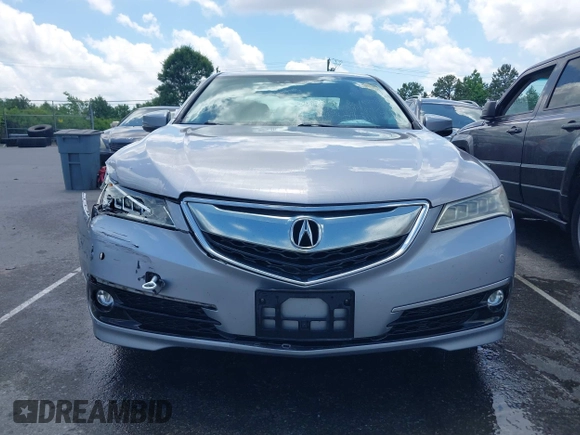 2015 Acura TLX Advance with VIN 19UUB3F77FA002804, listed as a IAAI auction lot 42310492 with 153,380 mi miles and . Bid and sale history available at DreamBid. Image 12.