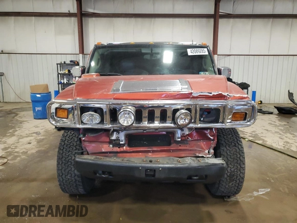 2004 Hummer H2 with VIN 5GRGN23U84H106907, listed as a Copart auction lot 42089285 with 115,838 mi miles and Salvage Title. Bid and sale history available at carsss.com. Image 5.