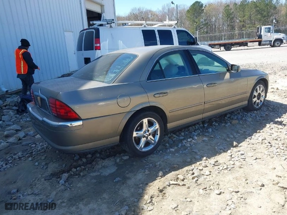2002 Lincoln LS w/Base Pkg with VIN 1LNHM87A42Y701063, listed as a IAAI auction lot 41843322 with NaN miles. Bid and sale history available at carsss.com. Image 4.