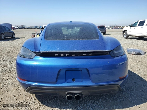 2018 Porsche Cayman with VIN WP0AA2A86JS260152, listed as a Copart auction lot 46899655 with 43,611 mi miles and Clean Title. Bid and sale history available at carsss.com. Image 6.
