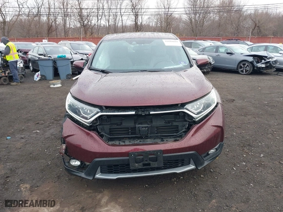 2019 Honda CR-V EX-L with VIN 7FARW2H89KE060458, listed as a IAAI auction lot 41668609 with 33,534 mi miles. Bid and sale history available at carsss.com. Image 12.