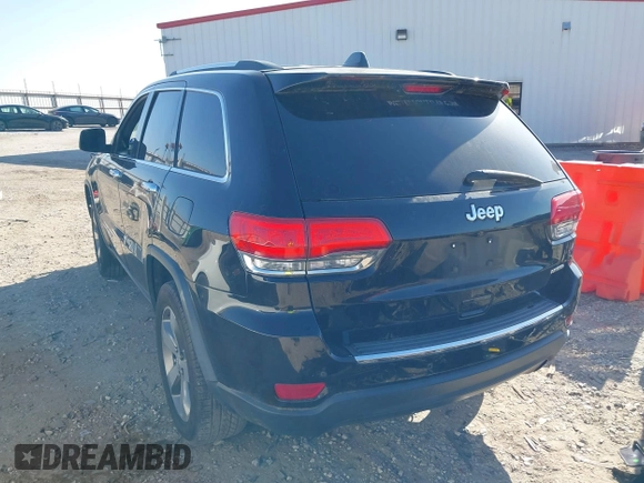 2015 Jeep Grand Cherokee Limited with VIN 1C4RJEBG5FC686376, listed as a IAAI auction lot 41705191 with 1 mi miles. Bid and sale history available at carsss.com. Image 3.