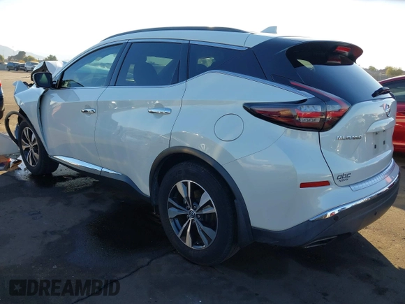 2020 Nissan Murano SV z VIN 5N1AZ2BJ1LN154814, wystawiony jako IAAI lot #41268431 z przebiegiem 102 793 mil mil oraz . Historia ofert i sprzedaży dostępna na DreamBid. Obrazek 3.