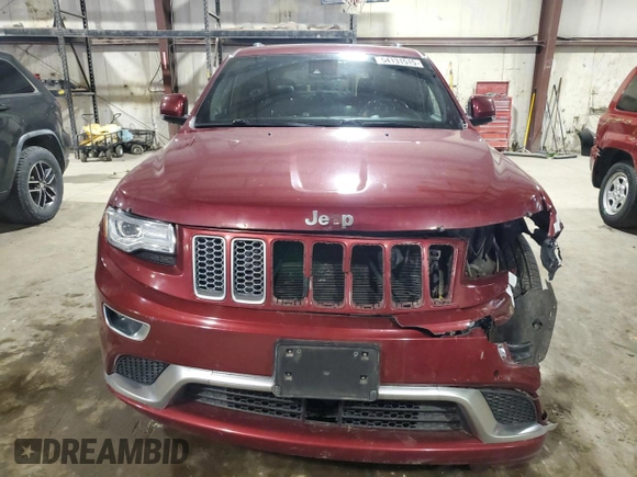 2015 Jeep Grand Cherokee Summit with VIN 1C4RJFJG2FC664245, listed as a Copart auction lot 54131515 with 141,605 mi miles and Salvage Title. Bid and sale history available at DreamBid. Image 5.