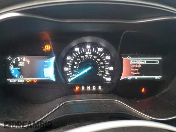 2016 Ford Fusion SE with VIN 3FA6P0HDXGR277185, listed as a Copart auction lot 43127535 with 140,215 mi miles and Clean title. Bid and sale history available at DreamBid. Image 9.