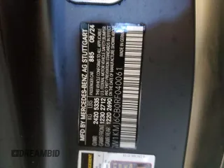 2024 Mercedes-Benz CLE 53 AMG z VIN W1KMJ6CB0RF040061, wystawiony jako Copart lot #47245445 z przebiegiem 3 348 mil mil oraz Szkoda całkowita • Salvage title. Historia ofert i sprzedaży dostępna na DreamBid. Obrazek 13.