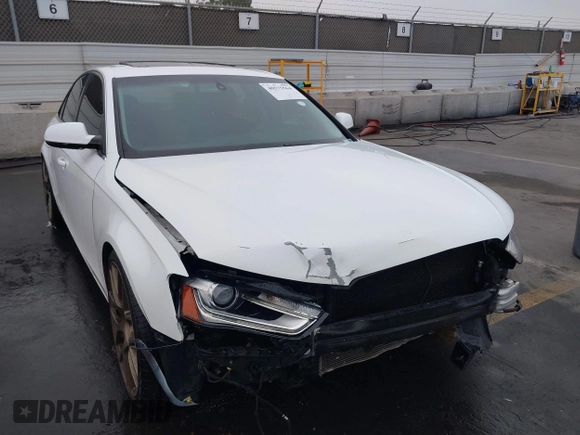 2013 Audi A4 Premium with VIN WAUAFAFL9DA175189, listed as a IAAI auction lot 40575564 with 65,521 mi miles. Bid and sale history available at carsss.com. Image 6.