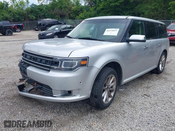2014 Ford Flex Limited z VIN 2FMGK5D85EBD41983, wystawiony jako IAAI lot #42372617 z przebiegiem 210 955 mil mil oraz . Historia ofert i sprzedaży dostępna na DreamBid. Obrazek 2.