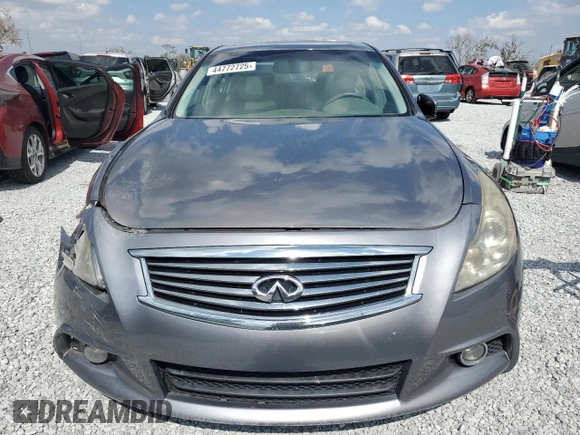 2011 Infiniti G37 Sedan Journey with VIN JN1CV6AP7BM510728, listed as a Copart auction lot 44772725 with Not Provided miles and Salvage Title. Bid and sale history available at carsss.com. Image 5.