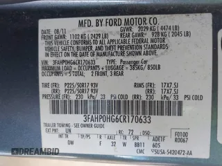 2012 Ford Fusion SE z VIN 3FAHP0HG6CR170633, wystawiony jako IAAI lot #42770990 z przebiegiem 233 383 mil mil oraz . Historia ofert i sprzedaży dostępna na DreamBid. Obrazek 9.