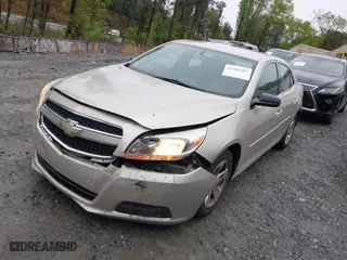 2013 Chevrolet Malibu LS with VIN 1G11A5SAXDF316098, listed as a IAAI auction lot 41980207 with 204,268 mi miles. Bid and sale history available at carsss.com. Image 2.