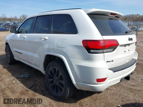 2017 Jeep Grand Cherokee Altitude with VIN 1C4RJFAG8HC768449, listed as a IAAI auction lot 41777272 with 72,913 mi miles and . Bid and sale history available at DreamBid. Image 3.