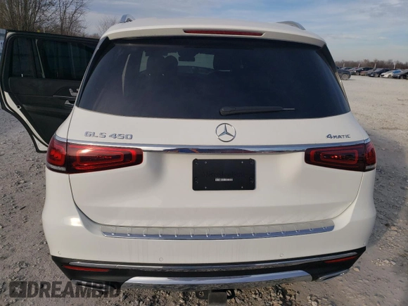 2022 Mercedes-Benz GLS with VIN 4JGFF5KE4NA735818, listed as a Copart auction lot 73004842 with 564 mi miles. Bid and sale history available at carsss.com. Image 6.