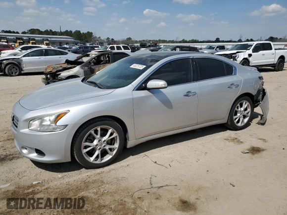 2013 Nissan Maxima SV with VIN 1N4AA5AP8DC846946, listed as a Copart auction lot 48225725 with 121,441 mi miles and Clean Title. Bid and sale history available at DreamBid. Image 1.