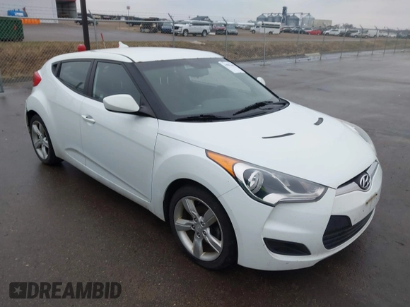 2013 Hyundai Veloster w/Gray Int with VIN KMHTC6AD8DU171050, listed as a IAAI auction lot 41992468 with 186,714 mi miles and . Bid and sale history available at DreamBid. Image 1.