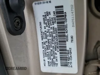 2002 Toyota Camry LE z VIN 4T1BE32K42U623283, wystawiony jako Copart lot #55631065 z przebiegiem 96 830 mil mil oraz Szkoda całkowita • Salvage title. Historia ofert i sprzedaży dostępna na DreamBid. Obrazek 12.