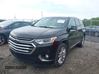2020 Chevrolet Traverse High Country with VIN 1GNERNKW3LJ186049, listed as a IAAI auction lot 42010235 with 125,847 mi miles and . Bid and sale history available at DreamBid. Image 2.