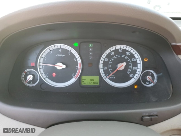 2007 Hyundai Azera SE with VIN KMHFC46F97A186299, listed as a Copart auction lot 85229034 with 112,180 mi miles and Non Repairable. Bid and sale history available at carsss.com. Image 9.