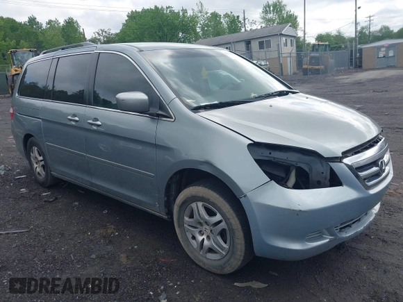 2006 Honda Odyssey EX z VIN 5FNRL38456B129594, wystawiony jako IAAI lot #42279156 z przebiegiem Nie podano mil oraz . Historia ofert i sprzedaży dostępna na DreamBid. Obrazek 1.