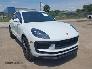 2023 Porsche Macan with VIN WP1AA2A55PLB11111, listed as a IAAI auction lot 42209465 with 25,612 mi miles and . Bid and sale history available at DreamBid. Image 1.