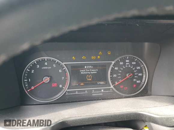 2021 Kia Sorento S with VIN 5XYRL4LC8MG007614, listed as a Copart auction lot 48540865 with 57,988 mi miles and Salvage Title. Bid and sale history available at DreamBid. Image 9.