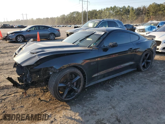 2017 Ford Mustang GT with VIN 1FA6P8CF4H5301458, listed as a Copart auction lot 43974845 with Not Provided miles and Salvage Title. Bid and sale history available at carsss.com. Image 1.