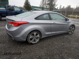 2013 Hyundai Elantra Coupe SE with VIN KMHDH6AE9DU013525, listed as a Copart auction lot 43639555 with 0 mi miles and Salvage Title. Bid and sale history available at carsss.com. Image 3.