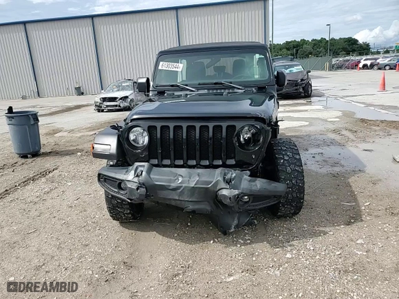 2021 Jeep Wrangler Unlimited Willys Sport with VIN 1C4HJXDN3MW681126, listed as a Copart auction lot 61303544 with 39,514 mi miles and Salvage Title. Bid and sale history available at carsss.com. Image 12.