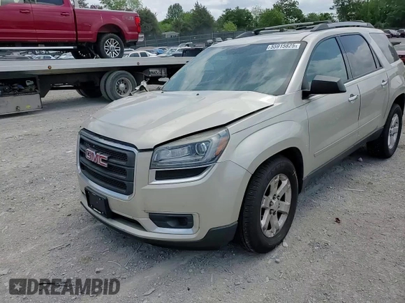 2016 GMC Acadia SLE with VIN 1GKKRPKD6GJ266266, listed as a Copart auction lot 55915825 with 133,296 mi miles and Salvage title. Bid and sale history available at DreamBid. Image 14.